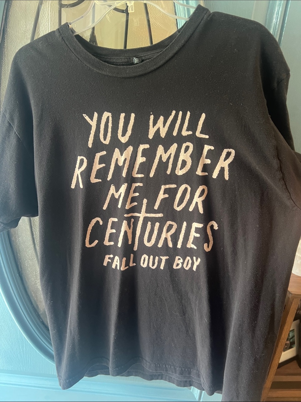 Fall Out Boy "You Will Remember Me For Centuries" Graphic Tee - Black